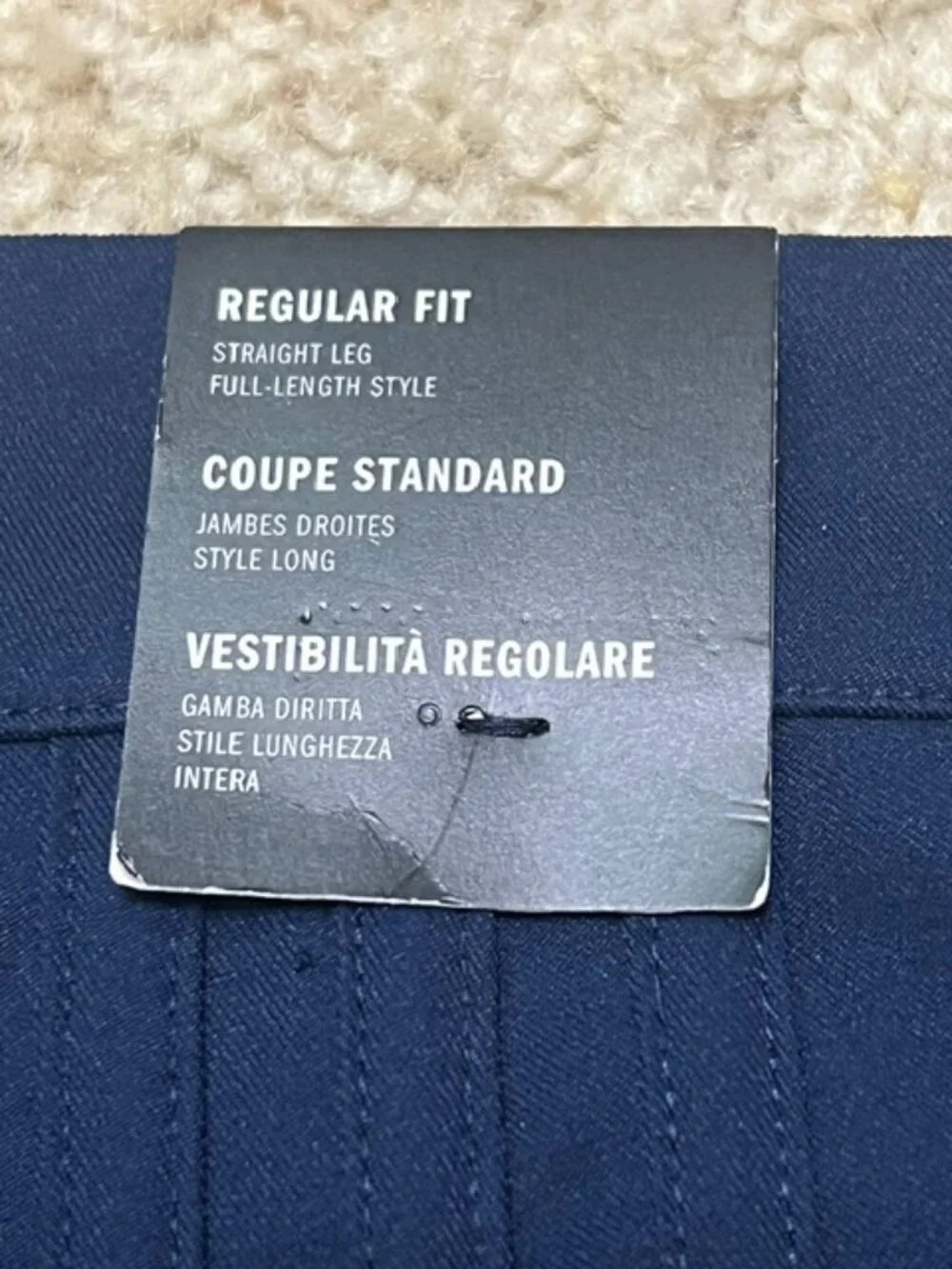 Adidas Men Navy Blue Adi Golf Pants Size 42 x 32 Brand New NWT Reg Fit Straight